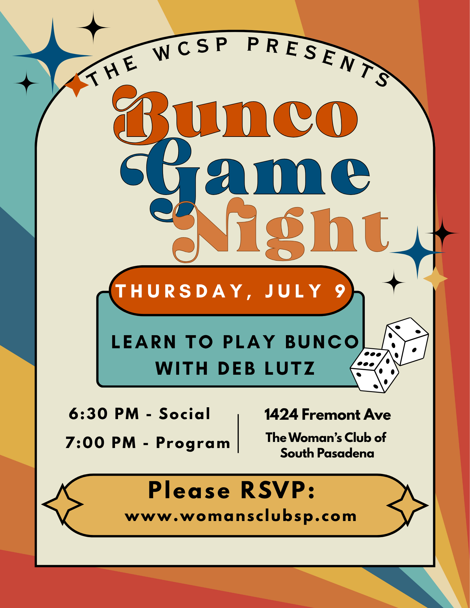 Bunco Game Night — Learn to Play Bunco with Deb Lutz