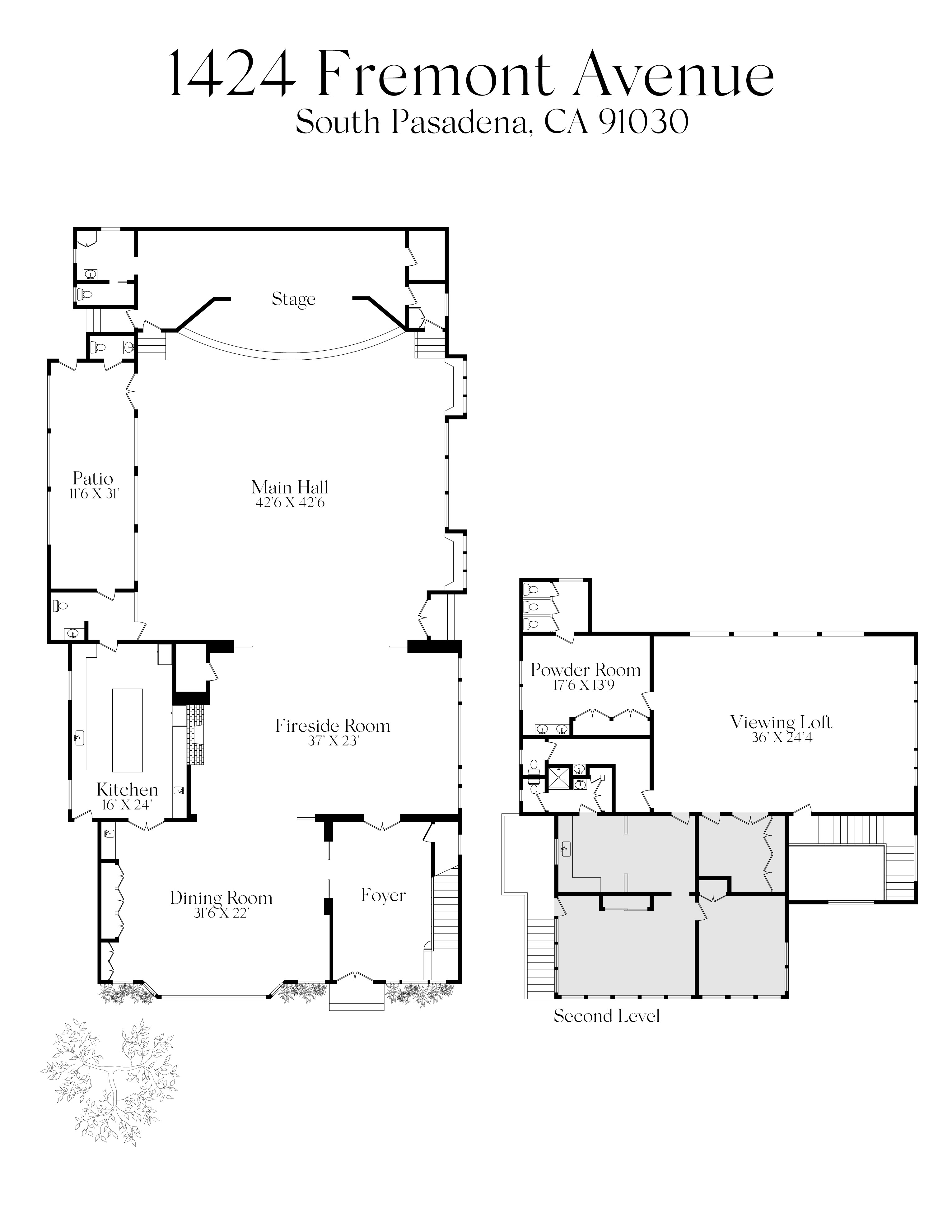 Clubhouse floor plan
